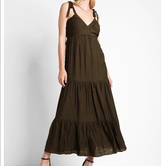 Olive maxi dress - Picture 2 of 9